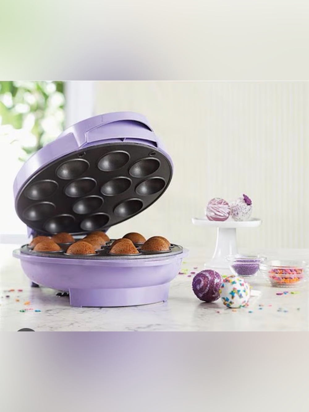 BRENTWOOD CAKE POP MAKER PURPLE
